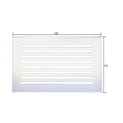 CRL Clear Acrylic 16" x 10" Mirror Grille