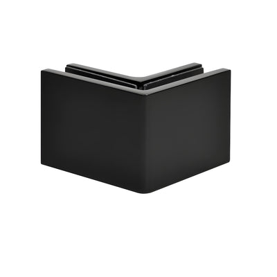 CRL Matte Black Zero 90° Wall & Glass Mount Clamp