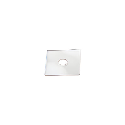 CRL Clear 1-1/4" Outside Diameter Square Washer