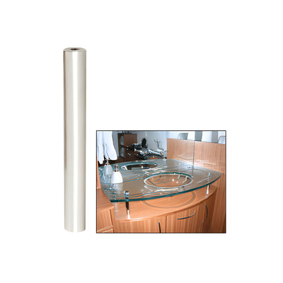 CRL Satin Chrome 3/4" Diameter by 6" Long Standoff Base
