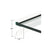 CRL White 36" Aluminum Shelf Kit for 3/8" Glass
