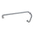 CRL Brushed Nickel 8" Pull Handle and 24" Towel Bar BM Series Combination With Metal Washers