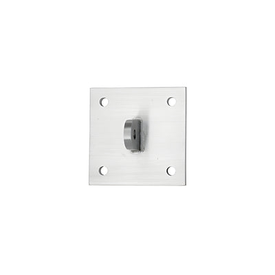 CRL 316 Brushed Stainless 12mm Square Mounting Plate for 12 mm Rods