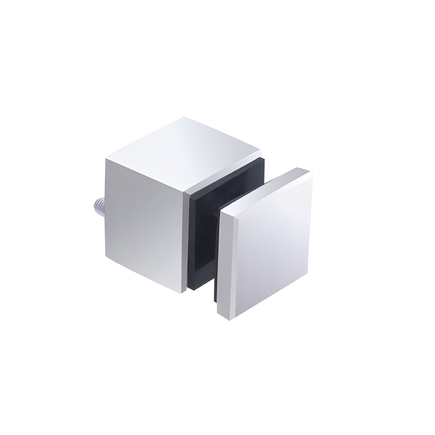 CRL 316 Stainless Glass Standoff Square Base & Cap - 1-3/4 in