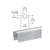 CRL Mill 200, 300, 350, and 400 Series Bottom Rail for Glass 241" Long