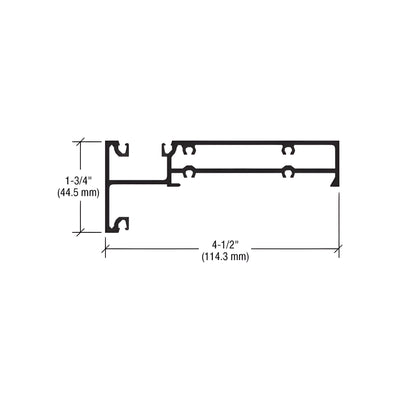 CRL-U.S. Aluminum Clear Anodized Horizontal - 24'-2"