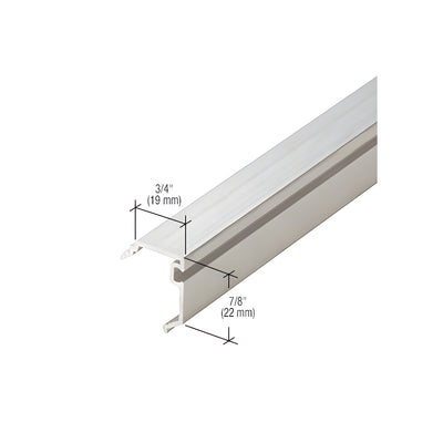 CRL-U.S. Aluminum 1/4" Pocket Reducer, Clear Anodized Class 1 - 24'-2"