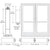 CRL-U.S. Aluminum White KYNAR® Paint Custom Pair Series 550 Wide Stile Offset Pivot Entrance Doors for Overhead Concealed Door Closers