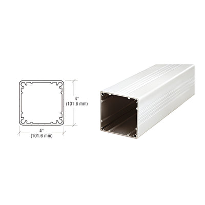 CRL Sky White Standard 4" x 4" Square 42" Long Post