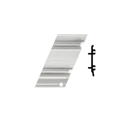 CRL-U.S. Aluminum 135º Left Hand Outside Corner Anchor Clip- 4/Pk