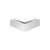 CRL Polished Stainless 12" 90º Mitered Corner Cladding for B7S Series Heavy-Duty Square Base Shoe