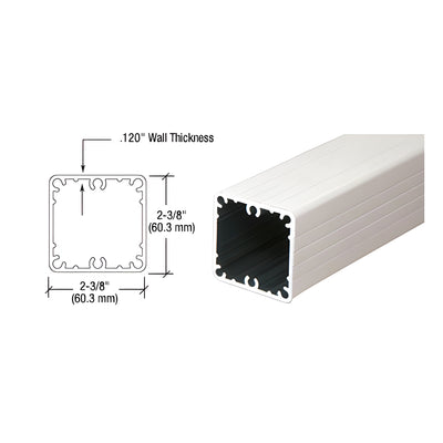 CRL Sky White 100 Series 42" Fascia Mount Post Only