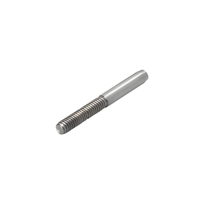 CRL Mill 316 Stainless Steel 2-1/2" Long Threaded Terminal for 1/8" Cable