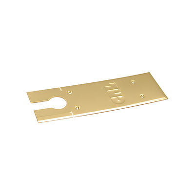 CRL Polished Brass Cover Plate for 8400 Series Floor Mounted Closer