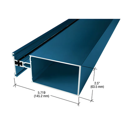 CRL-U.S. Aluminum Custom KYNAR® Paint Thermally Broken 6" Vertical Mullion - 24'-2"