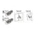 CRL Polished Chrome 180 Degree Knob Latch
