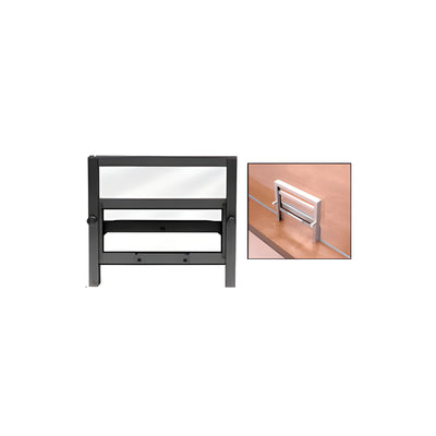CRL Duranodic Bronze Anodized Custom Size Vertical Sliding Ticket Window