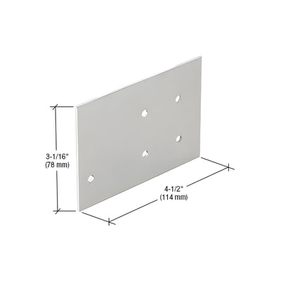 CRL-U.S. Aluminum Flat End Dam for TN451 and TT451 Window Wall Systems- 20/Pk