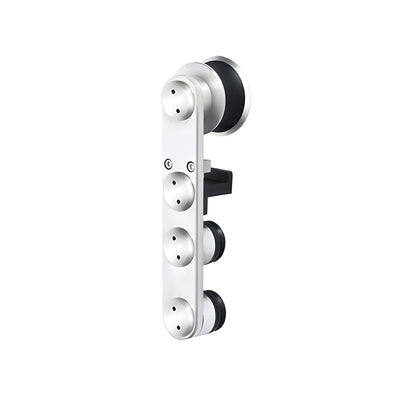 CRL Polished Stainless Laguna Roller with Anti-lift and Soft Brake Bracket