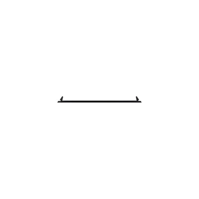CRL-U.S. Aluminum Clear Anodized Horizontal Flush Insert 3.770" - 24'-2"