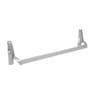 CRL Satin Aluminum Cross Bar Panic Exit Device - Left Hand Reverse Bevel Rim