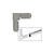 CRL Gray 5/16" Square Cut Screen Frame Corners