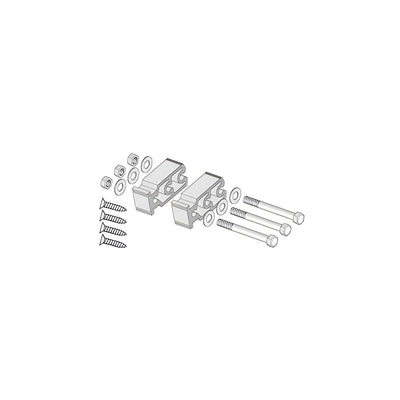 CRL-U.S. Aluminum 10.8 PSI Shear Block and Bolt Package for Intermediate Mullions- 12/Pk