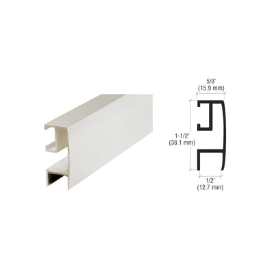 CRL Brite Anodized Rectangular Mirror Frame Extrusion