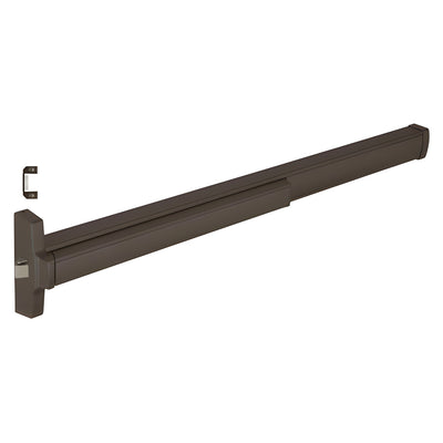CRL 48" Jackson® Model 2095 Grade 1 Rim Latch Panic Exit Device Left Hand Reverse Bevel with 'C' Strike 4 Foot Dark Bronze Finish