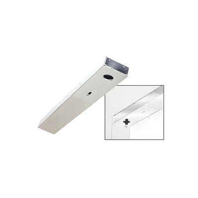 CRL Polished Stainless Custom Length 4-1/2" Single Door Header