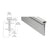 CRL Satin Anodized 300 Series Standard Duty Concealed Continuous Hinge - 83"
