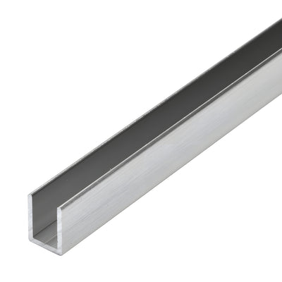 CRL Brushed Anodized 3/8" Fixed Panel Shower Door Deep U-Channel - 95"