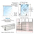 CRL Polished Stainless 1202 Series Custom Glass-to-Glass Mounted Gate w/In-Rail Closing Mechanism, Cap Rail, and Open Bottom
