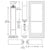 CRL-U.S. Aluminum White KYNAR® Paint Custom Single Series 550 Wide Stile Geared Hinge Entrance Door for Overhead Concealed Door Closers
