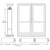 CRL-U.S. Aluminum White KYNAR® Paint Custom Pair Series 550 Wide Stile Offset Pivot Entrance Doors for Surface Mount Door Closers