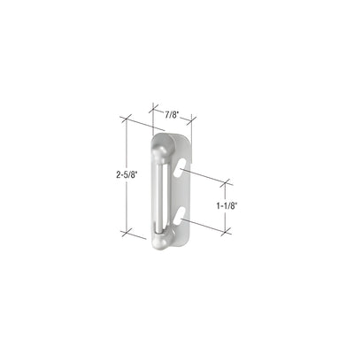 CRL Aluminum Screen and Storm Door Strike Plate