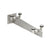 CRL Brushed Stainless 48" Glass Awning Sloped Wall Bracket