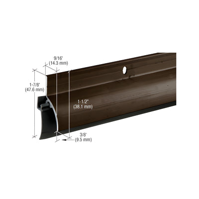 CRL Dark Bronze Anodized Door Sweep-Rain Drip Combination for 36" Door