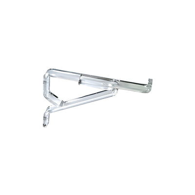 CRL Clear Lucite 12" Deluxe Shelf Brackets