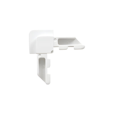CRL White Square Lip Frame Plastic Corners for WSFL7