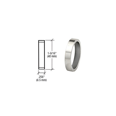 CRL Polished Stainless .256" Straight Cylinder Ring
