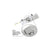 CRL Polished Stainless Electric Strike Keeper for Single Doors - Fail Safe