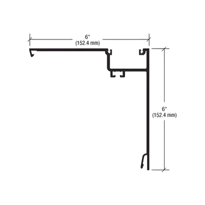 CRL-U.S. Aluminum 90 Degree Corner Half Section - 24'-2"
