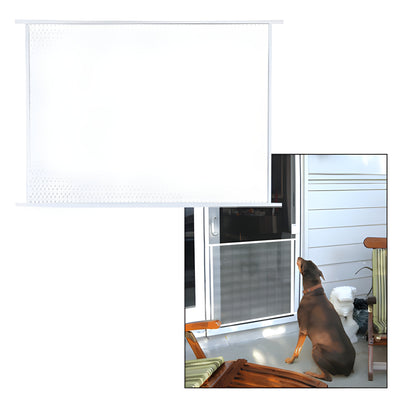 CRL White 48" Sliding Screen Door Grille