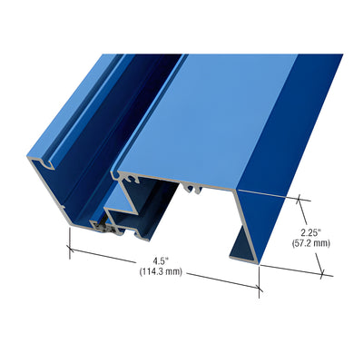 CRL-U.S. Aluminum Sill for 1" Glazing 2-1/4" x 4-1/2", Thermally Improved, Custom Paint- 24'-2"