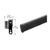 CRL-U.S. Aluminum Black Edged Unbeaded Flexible Weatherstrip for 1953 to 1964 Chrysler
