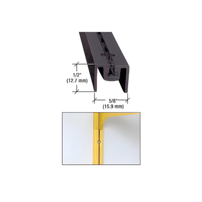 CRL Duranodic Bronze Anodized 48" Aluminum Wall Standard