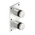 CRL 316 Polished Stainless Steel Standard 2" Glass Rail Standoff Fitting with Mounting Plate