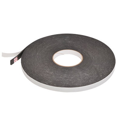 CRL Black 1/8" x 1/2" All-Purpose Foam Mounting Tape
