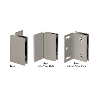 CRL Brushed Nickel Melbourne Series Wall Mount Bracket